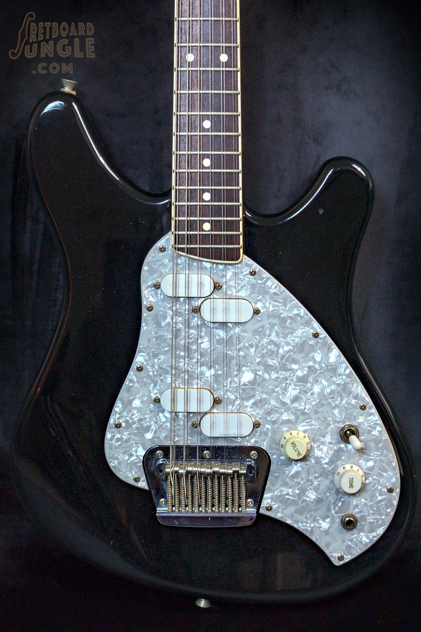 Squier Venus Vista XII 12 String Guitar -  Gloss Black - 1997/98