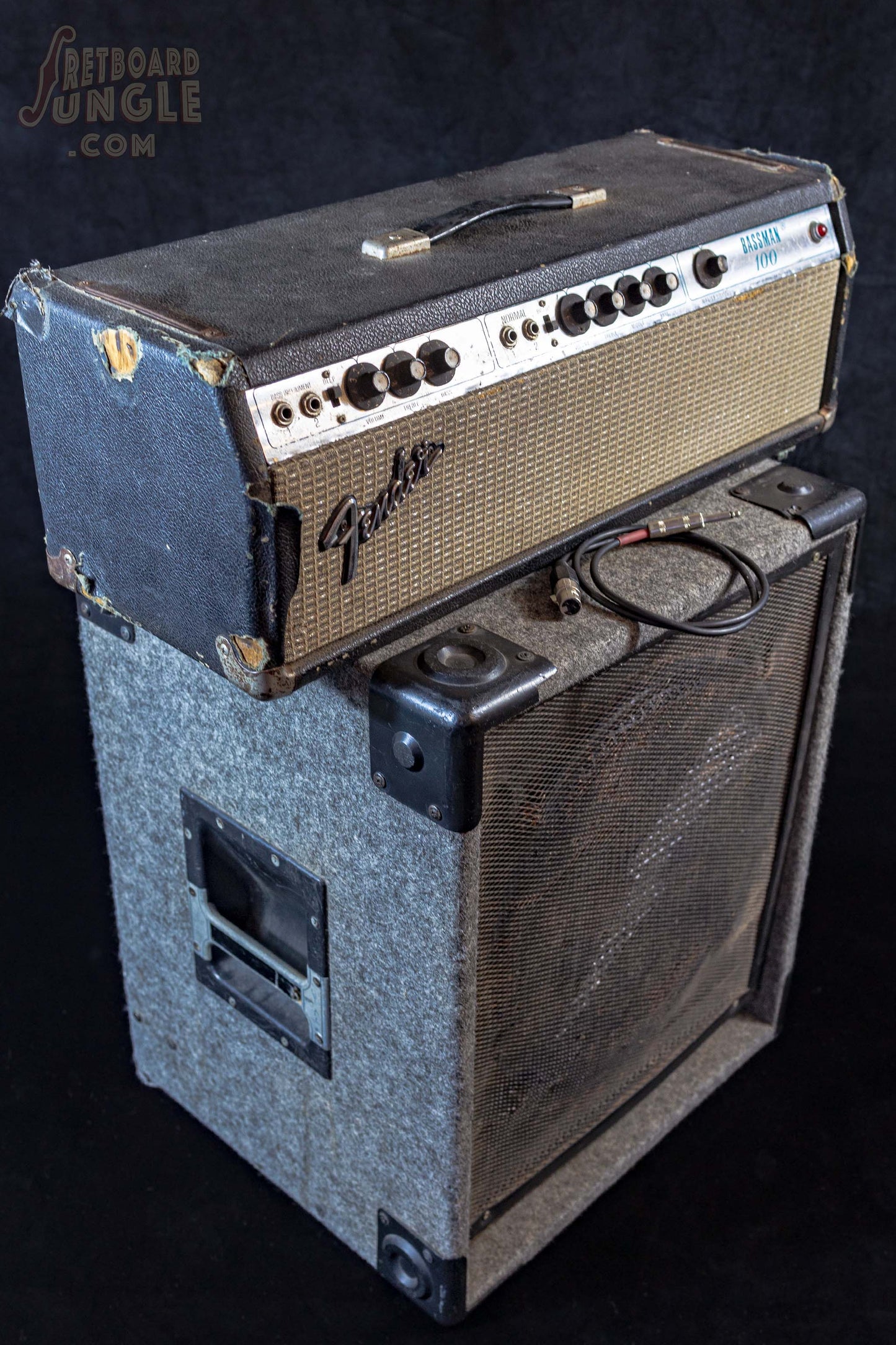 1975 Fender Bassman and EV Cab