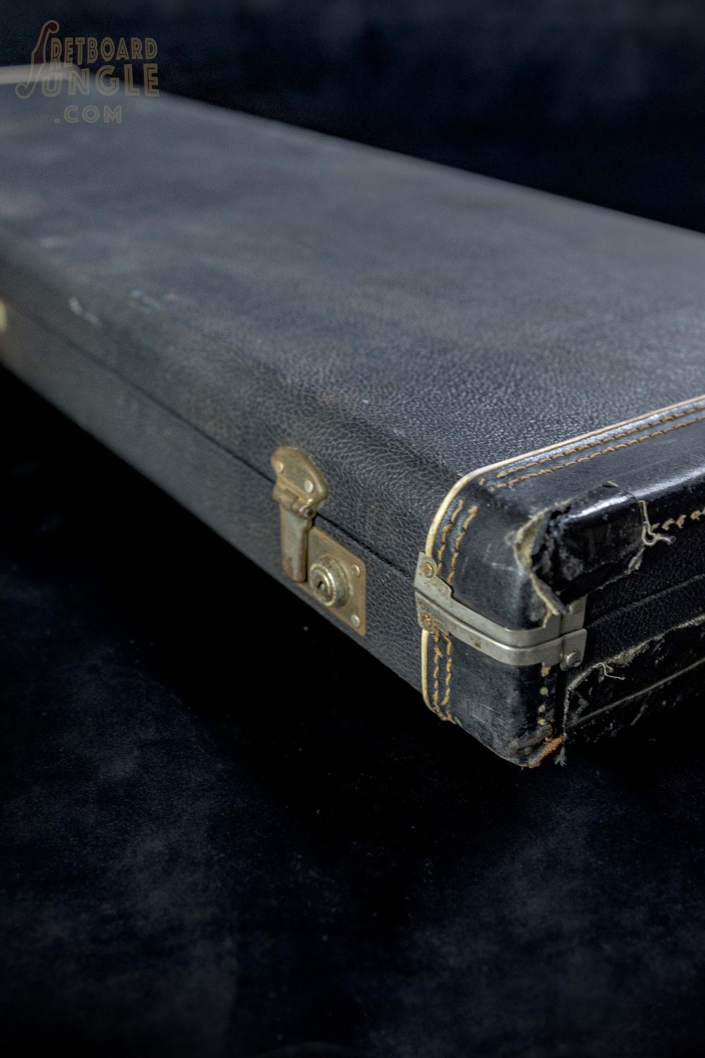 Fender "No Logo" Pre CBS Bass Case | Black Tolex | USA | 1962-1964