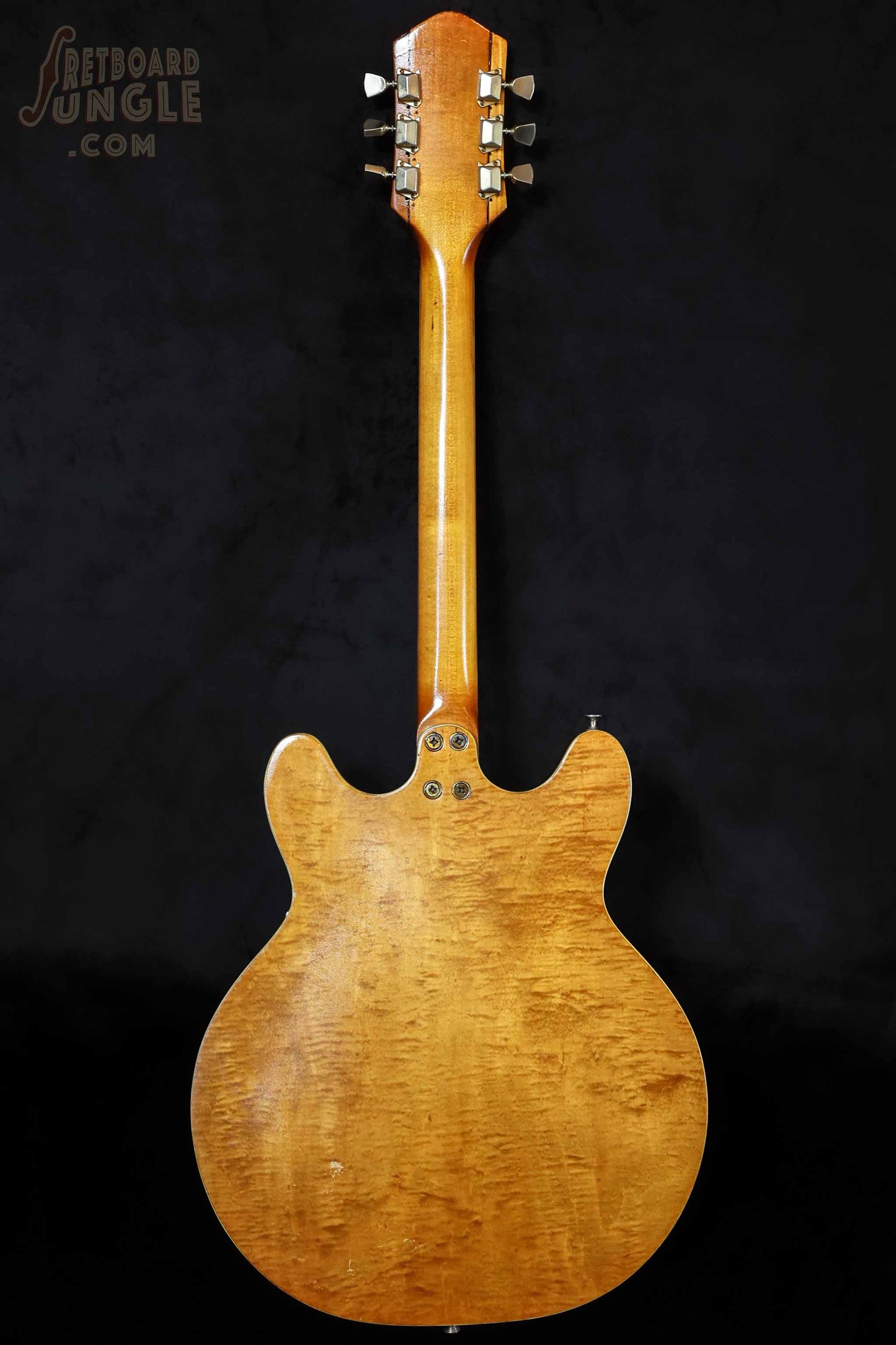 Harmony H-75 Hollow Body Guitar - Natural - 1962