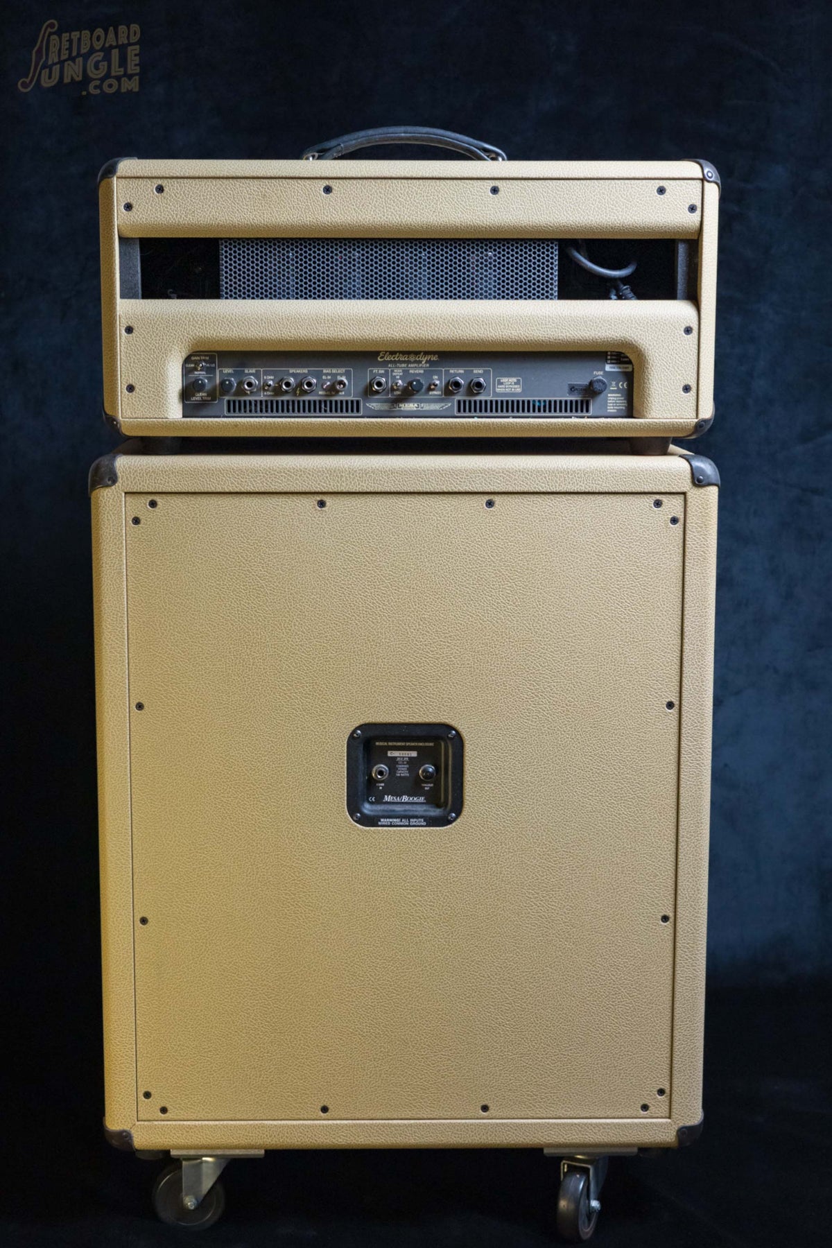 Mesa Boogie Electra Dyne Head and 2 x 12 2FB Cabinet | Tan Bronco Tolex | 2009