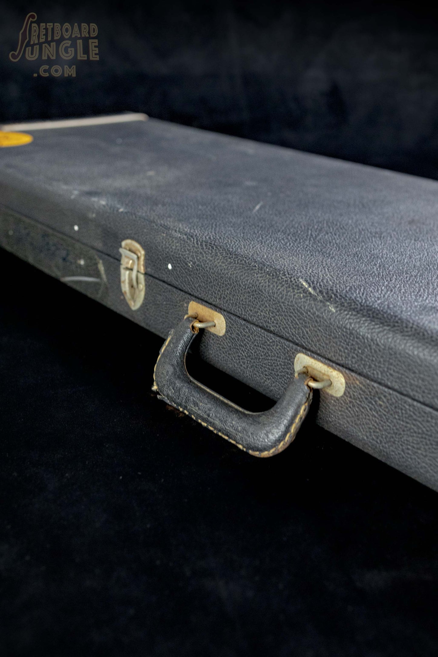 Fender "No Logo" Pre CBS Bass Case | Black Tolex | USA | 1962-1964