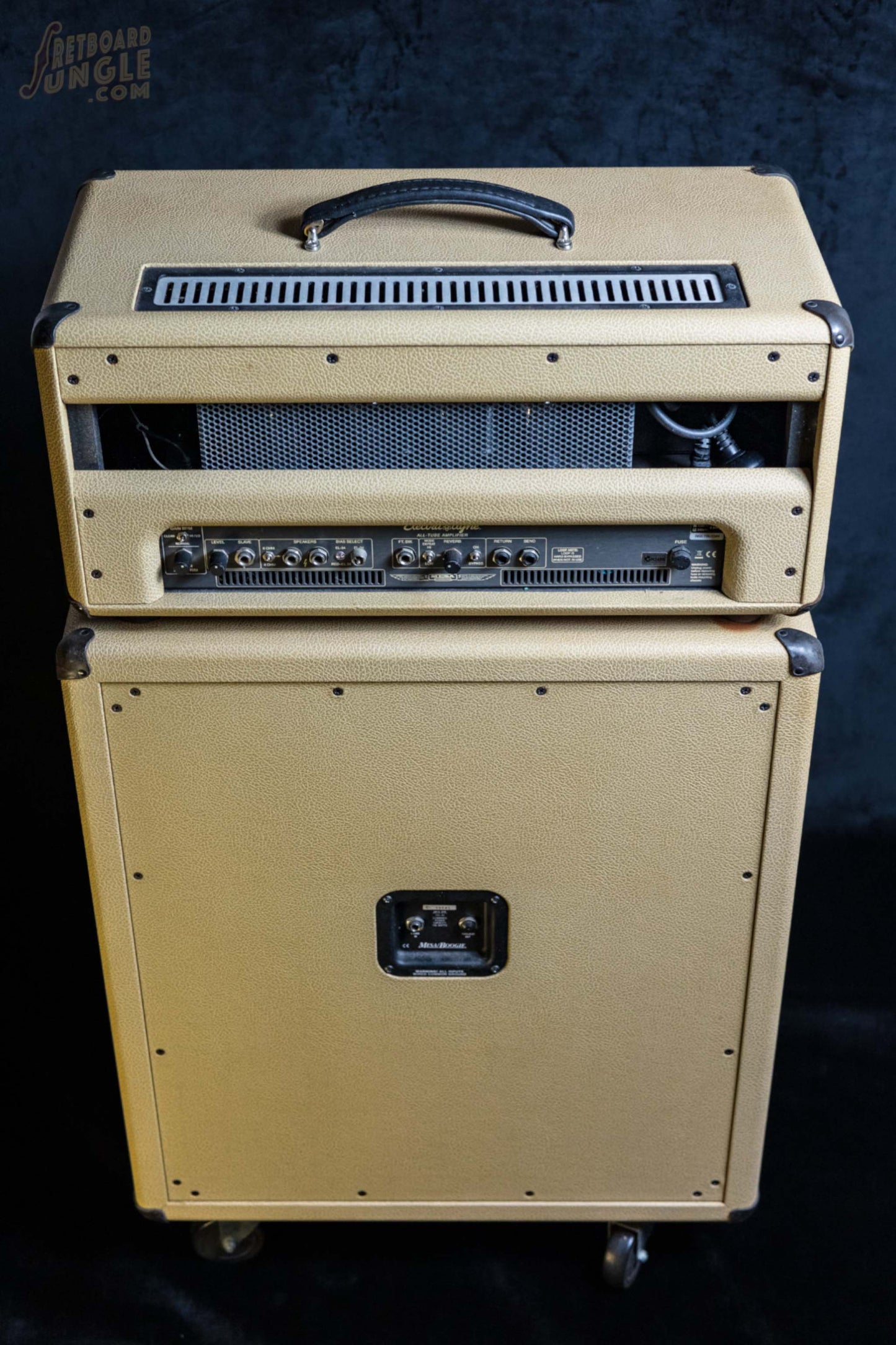 Mesa Boogie Electra Dyne Head and 2 x 12 2FB Cabinet | Tan Bronco Tolex | 2009