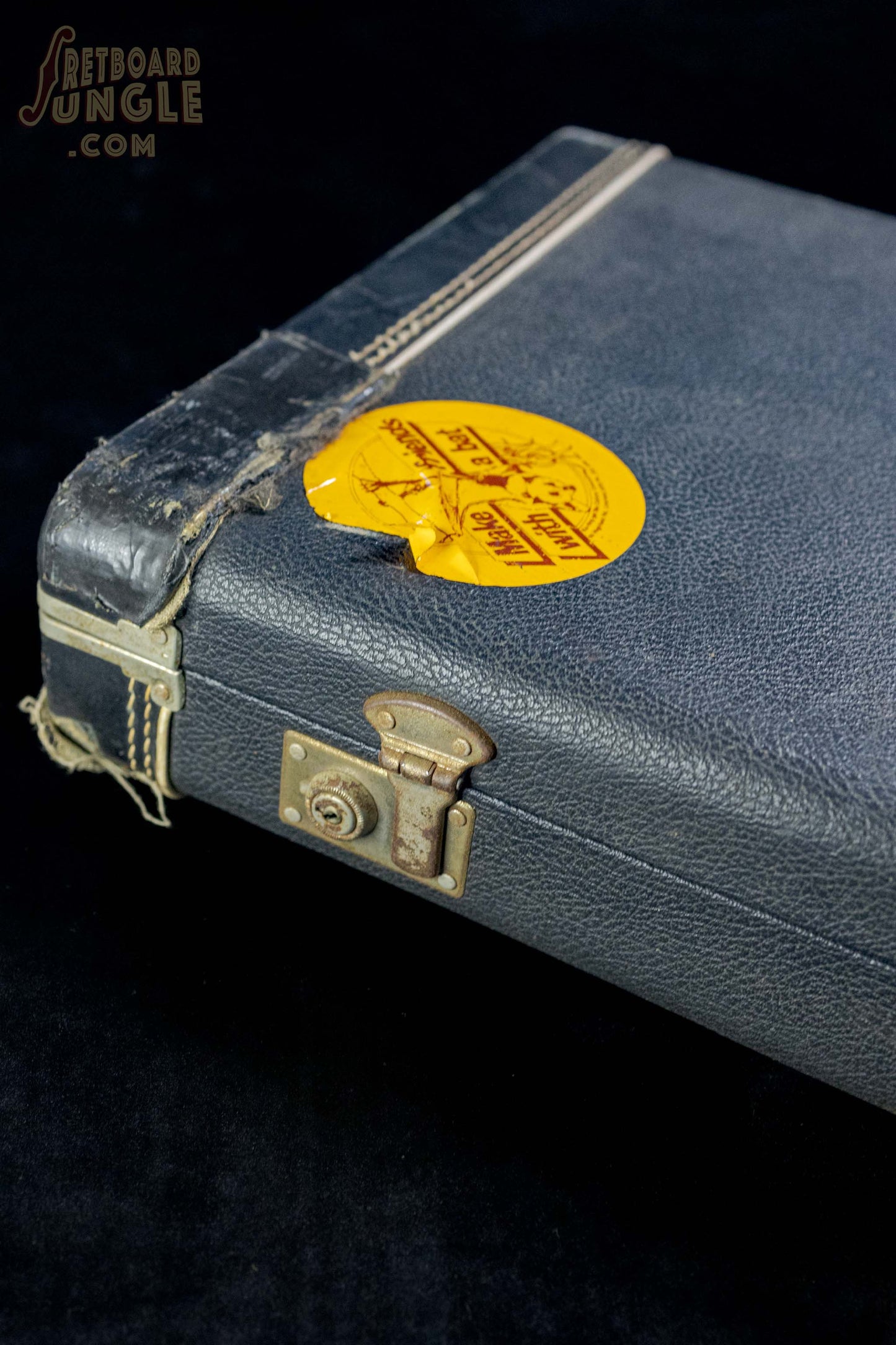 Fender "No Logo" Pre CBS Bass Case | Black Tolex | USA | 1962-1964