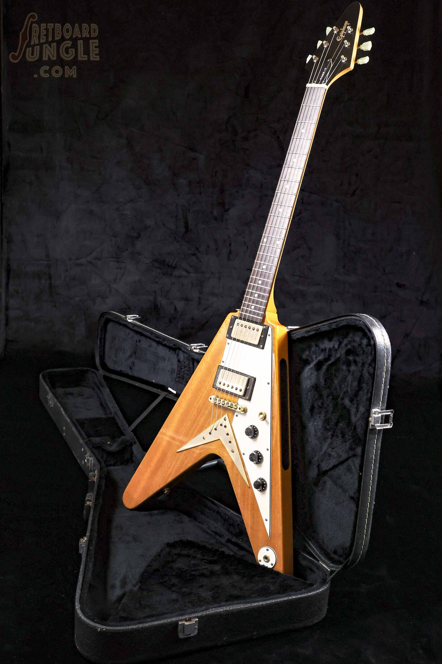 Epiphone Flying V 1958 Reissue - Natural Korina - 1999